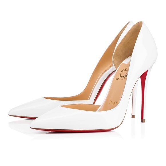 Christian Louboutin Shoes - Christian Louboutin White Iriza Heels